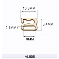 Застежка металлическая AL908 серебро (SS) Застежка металлическая AL908 серебро (SS)