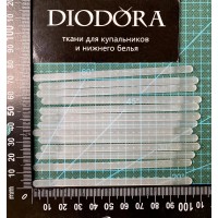 Пластина корсетная пластиковая прошивная 510.105 прозрачный Пластина корсетная пластиковая прошивная 510.105 прозрачный