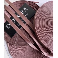 Лента отделочная неэластичная 643/10 кофейно розовый (885)