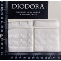 Застежка крючки-петли 575419-39AEH белый (001)