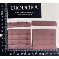 Застежка крючки-петли 665422-39AEH кофейно розовый (885)